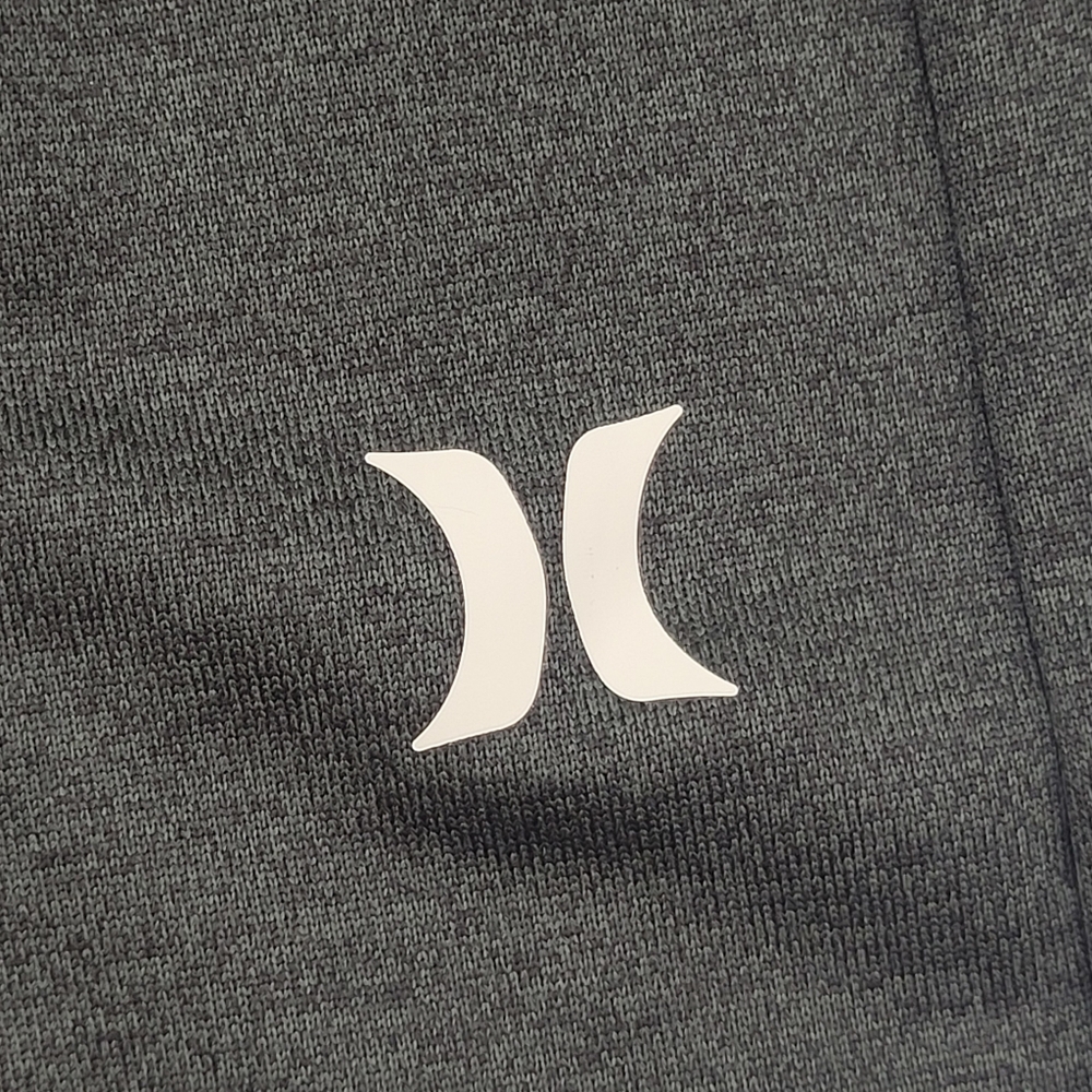 Hurley Shorts Black Heather Pull On Solar French Terry Quick Dry Boys Size 4 NEW - Picture 8 of 15